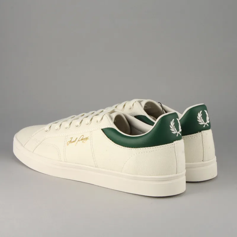 Fred Perry Sidespin Canvas - Porcelain-2